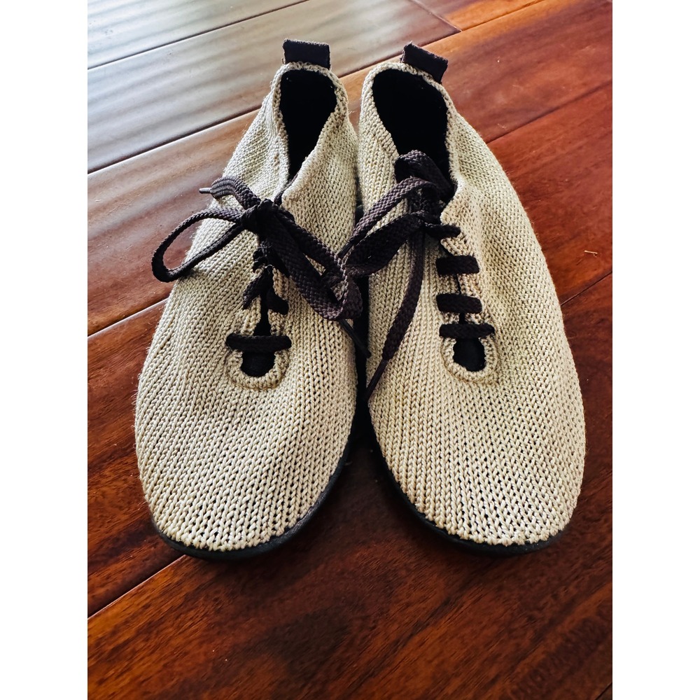 Arcopedico LS Knit Sneakers Women 36 Beige Excellent Arch Support Portugal